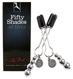50 Shades Of Grey - The Pinch Silver Nipple Clamps