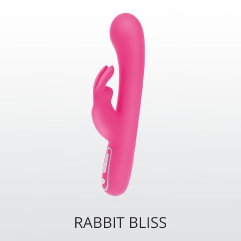 Rabbit dildo σε ροζ χρώμα
