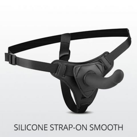 Silicone strap-on smooth