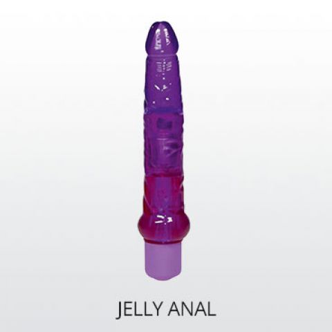 Jelly δονητής χρώματος μοβ