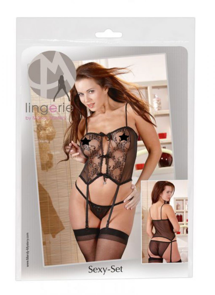Suspender+Set+Black