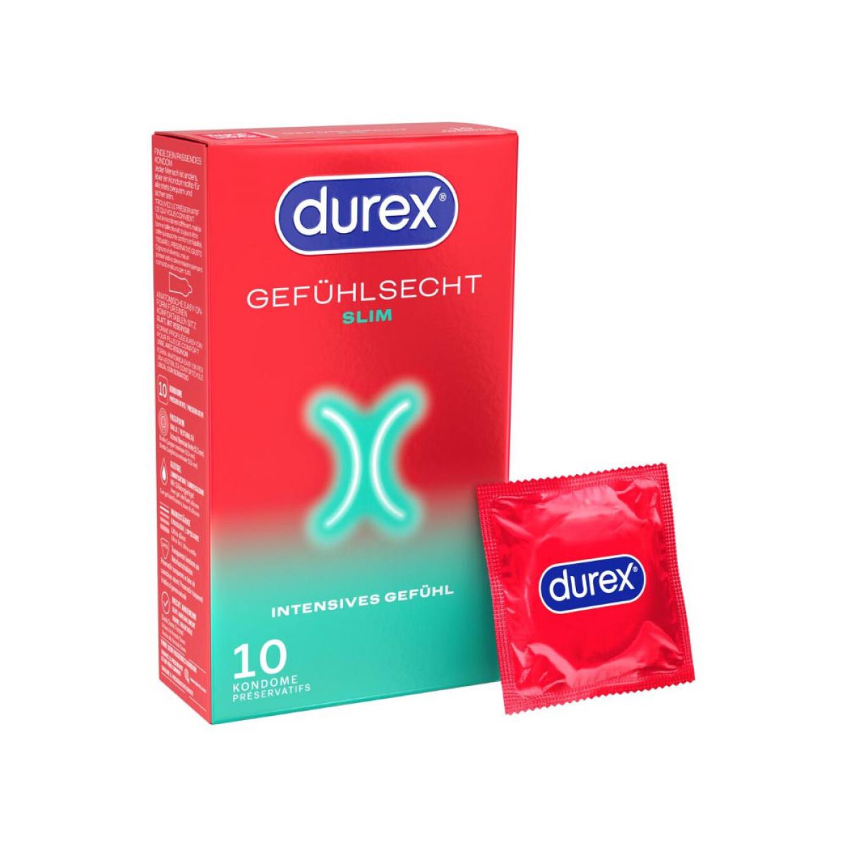 DUREX+%2D+GEFUHLSECHT+SLIM+10PCS
