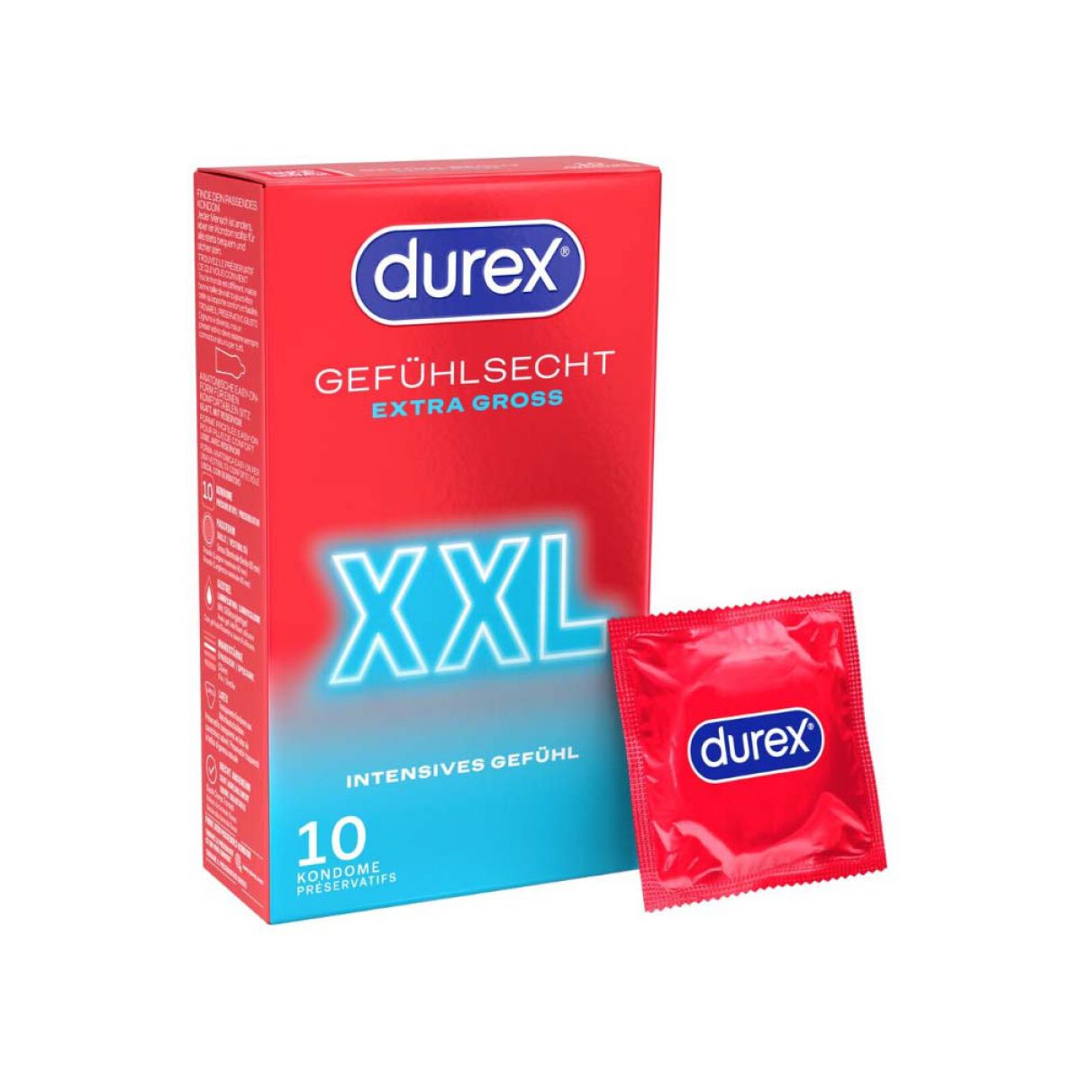 DUREX+%2D+GEFUHLSECHT+EXTRA+BIG+XXL+10PCS