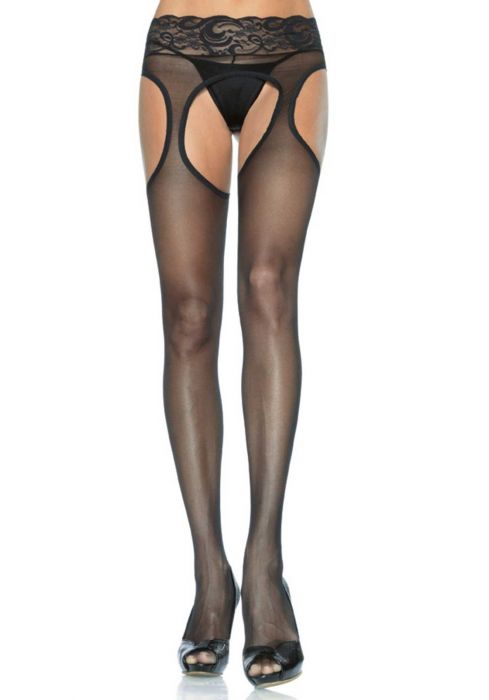 LEG+AVENUE+%2D+PLUS+SIZE+SHEER+SUSPENDER+HOSE+BLACK