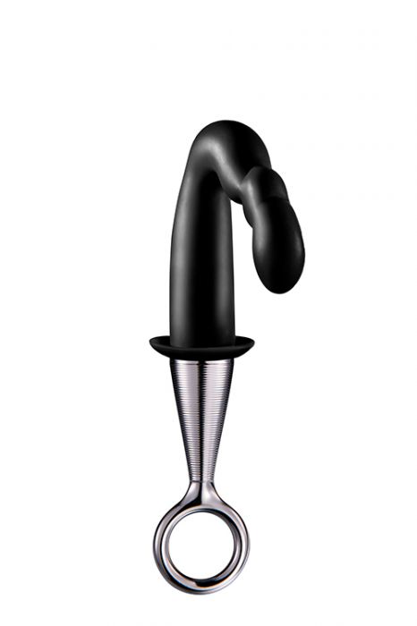 Menzstuff+%2D+Prostate+Plug+With+Plated+Handle+9cm