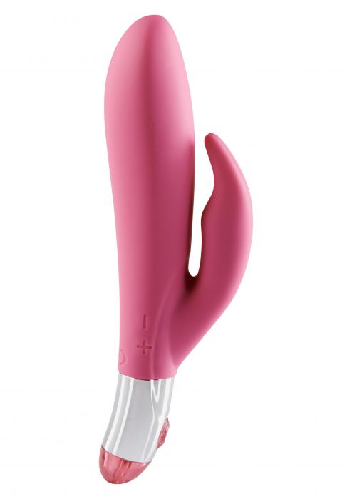 Mae+B+%2D+Twin+Rabbit+Vibrator+Pink+19cm