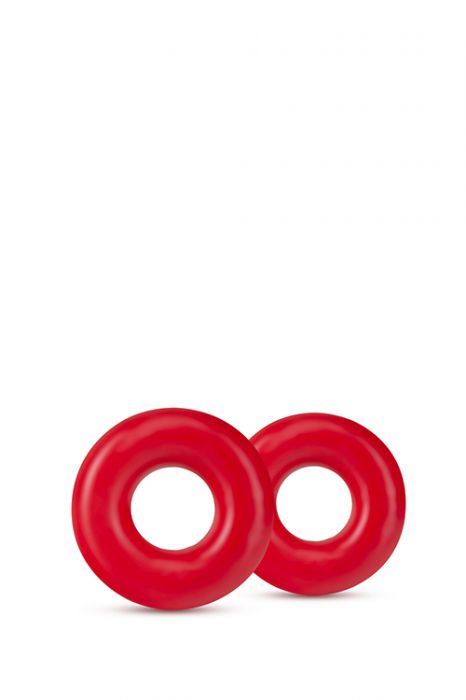 Blush+%2D+Stay+Hard+Donut+Rings+Oversized+1%2E9cm+Red