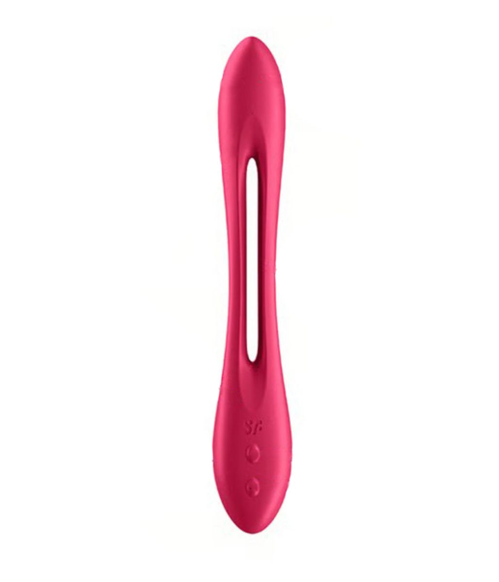 SATISFIER+%2D+ELASTIC+JOY+BENDABLE+MULTIFUNCTIONAL+MASSAGER+RED