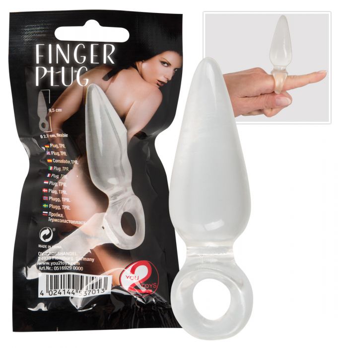 You2toys+%2D+Finger+Plug+clear+7cm