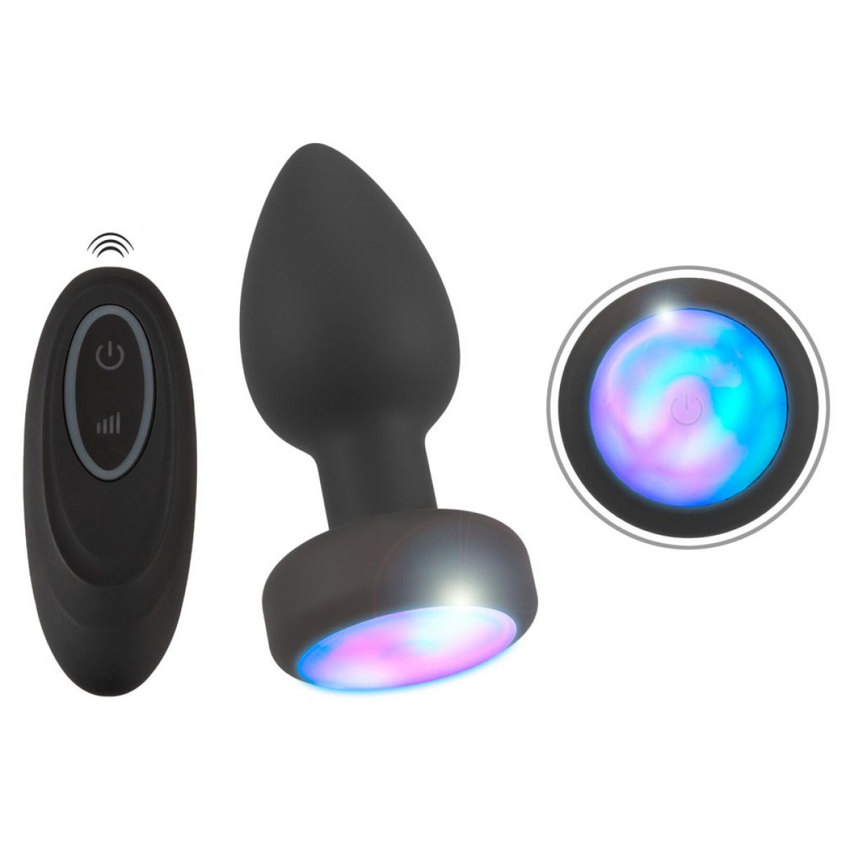 ANOS+%2D+RC+FLASHING+BUTT+PLUG+WITH+VIBRATION