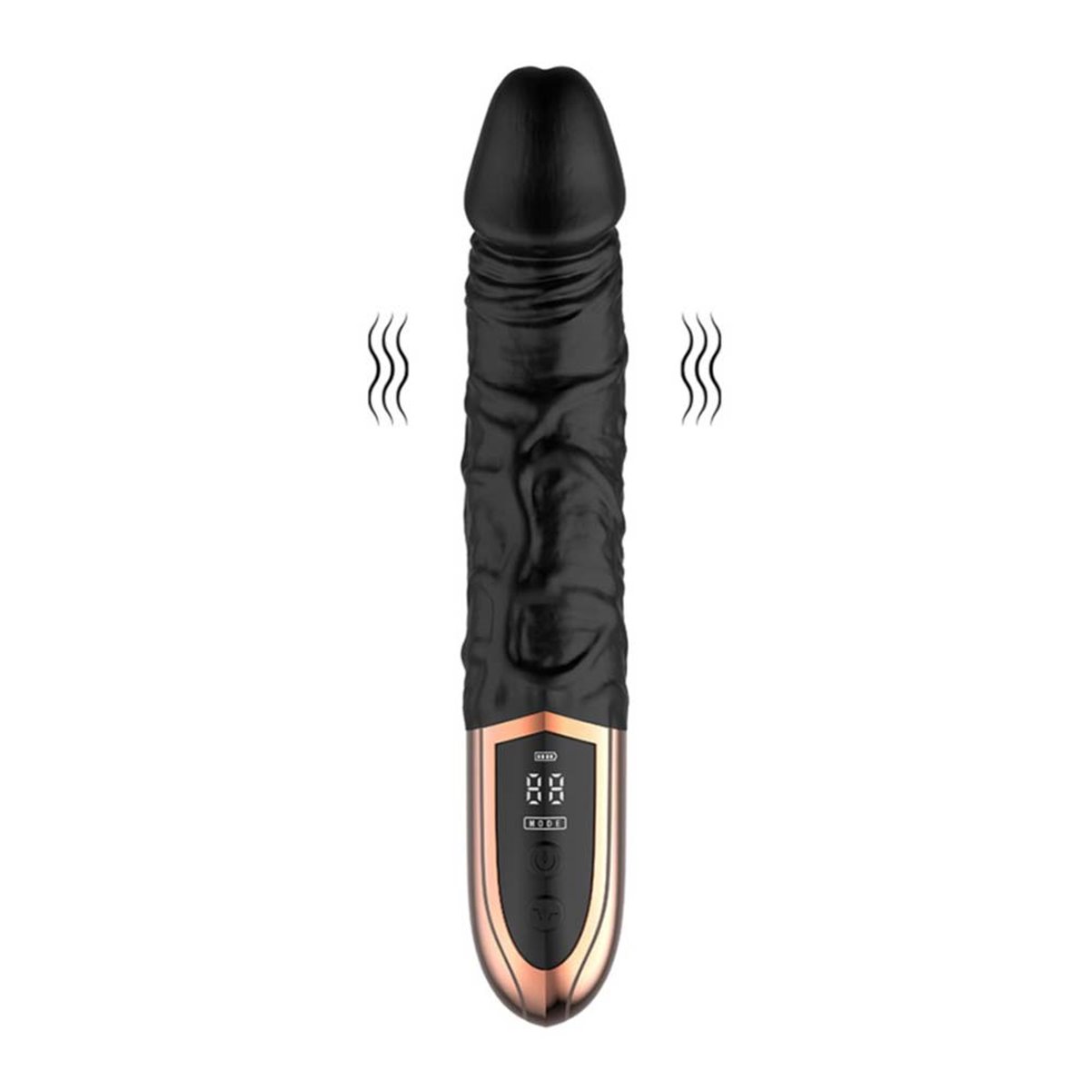 JGF+TOYS+%2D+BLACK+ORCHID+SILICONE+VIBRATOR+WITH+LCD+SCREEN+23CM