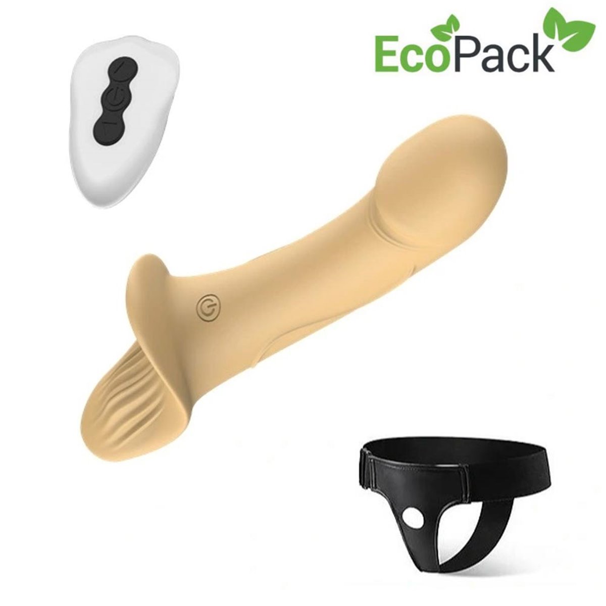 GUILTY+TOYS+%2D+DOUBLE+FUN+VIBRATING+STRAP%2DON+FOR+WOMEN+WITH+REMOTE+24%2E5CM+FLESH