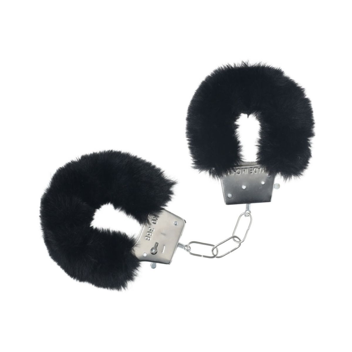 OUCH%21+%2D+CLASSIC+FLUFFY+HANDCUFFS+BLACK