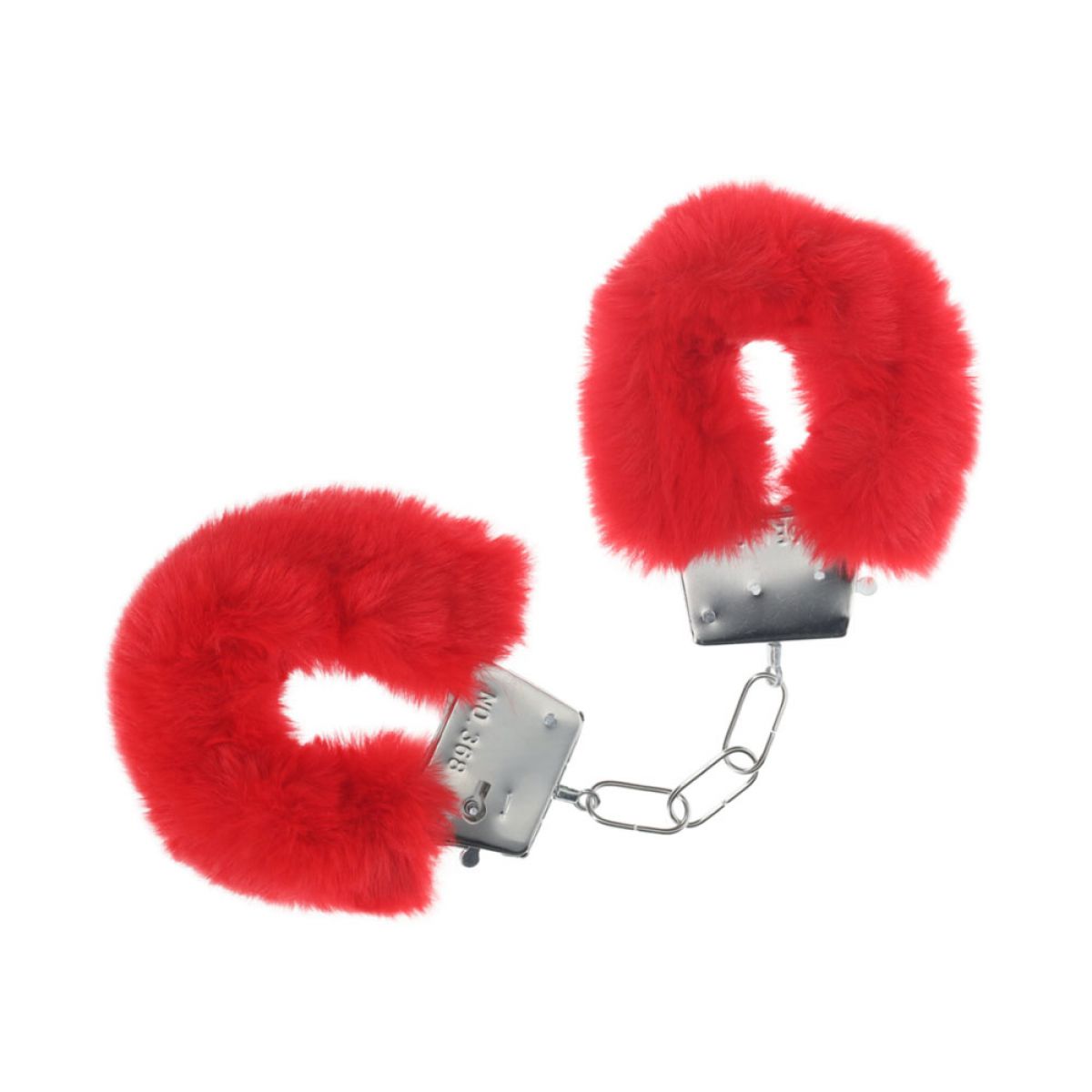 OUCH%21+%2D+CLASSIC+FLUFFY+HANDCUFFS+RED