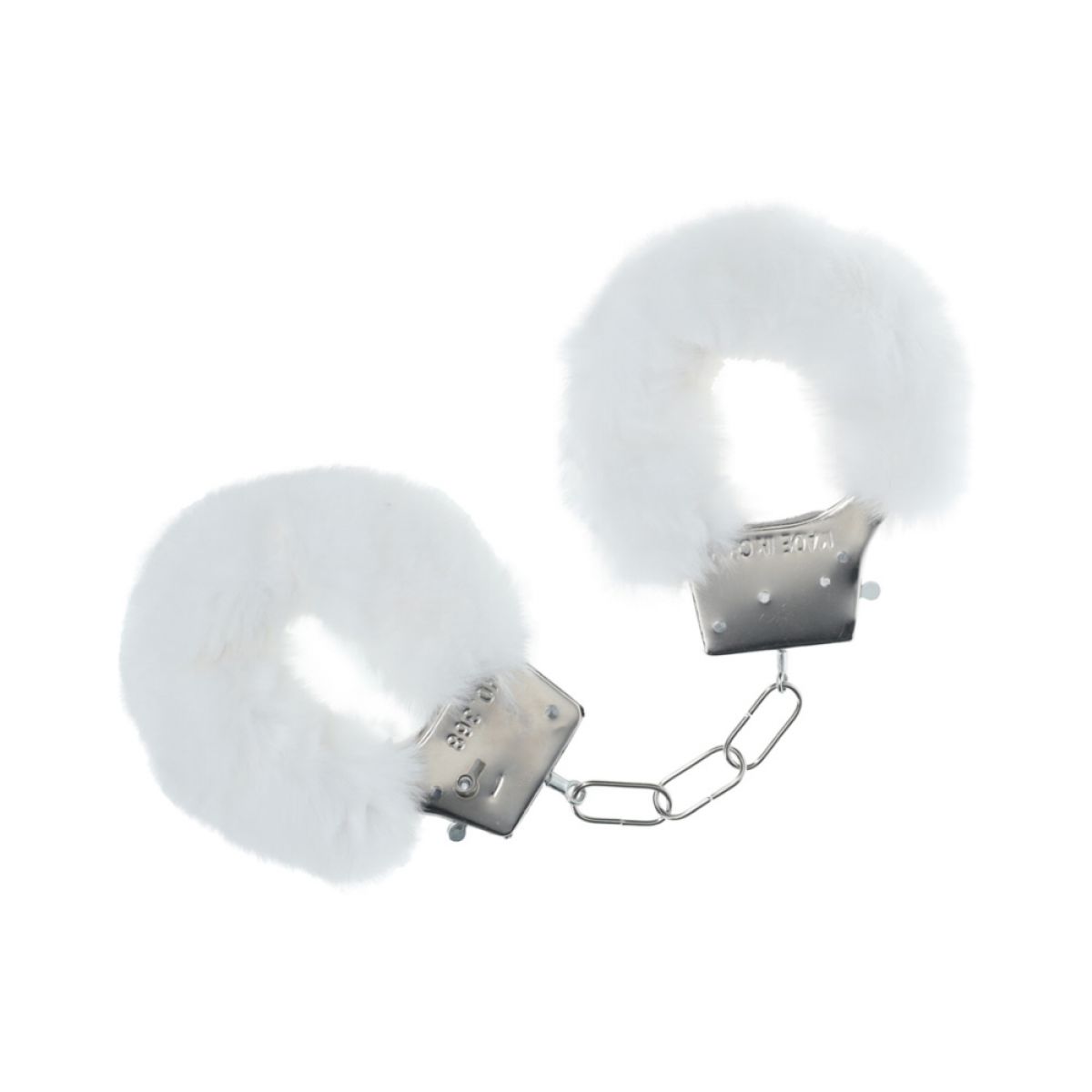 OUCH%21+%2D+CLASSIC+FLUFFY+HANDCUFFS+WHITE