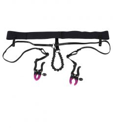BAD KITTY - PEARL STRING WITH SILICONE CLAMPS