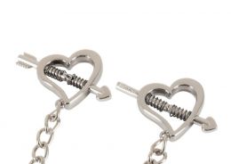 BAD KITTY - HEART SHAPED NIPPLE CLAMPS