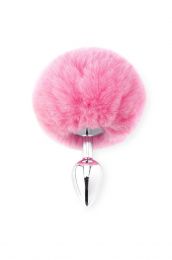 Zenn - Deluxe Fluffy Bunny Tail Pink