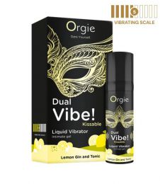 ORGIE - DUAL VIBE! LIQUID VIBRATOR LEMON GIN AND TONIC 15ML