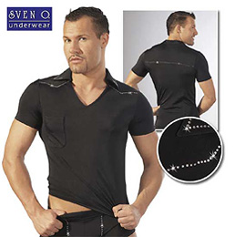 Svenjoyment - V-neck Glaamour black