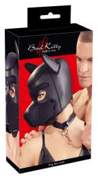 Bad Kitty - Dog Mask Faux Leather Black