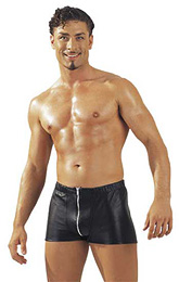 Zado - Leather Zip Boxer black