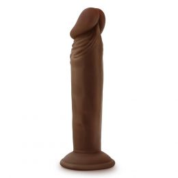 DR. SKIN - POSABLE DILDO CHOCOLATE PLUS 6 INCH