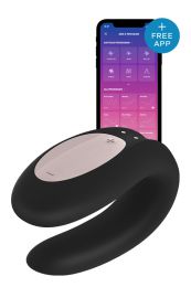 SATISFYER - DOUBLE JOY BLACK