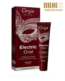 ORGIE - ELECTRIC ORAL TINGLING LIP GLOSS STRAWBERRY 10ML