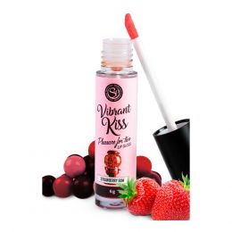SECRET PLAY - LIP GLOSS VIBRANT KISS STRAWBERRY 6ML