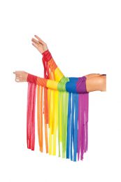 LEG AVENUE - RAINBOW FRINGE ARM PIECE