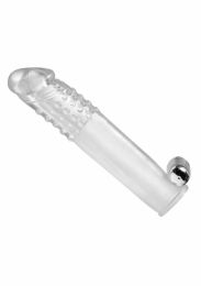 XR BRANDS – SIZE MATTERS CLEAR SENSATIONS PENIS EXTENDER WITH BULLET