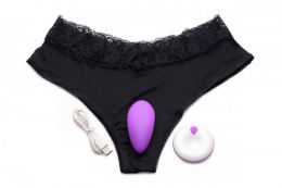 NAUGHTY KNICKERS - SILICONE REMOTE PANTY VIBE