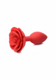 XR BRANDS - BOOTY BLOOM - SILICONE ROSE ANAL PLUG LARGE