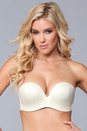 BE WICKED - MIRACLE PUSH-UP STRAPLESS BRA NUDE