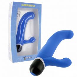 Manzzztoys - Cassini Anal Vibrator Blue 16cm