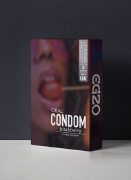 EGZO - ORAL CONDOM BLACKBERRY 3PCS