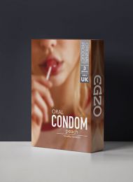 EGZO - ORAL CONDOM PEACH 3PCS