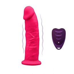 SILEXD - PREMIUM SILICONE DILDO MODEL 2 PINK 17,5 CM