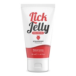 LICK JELLY - ORAL SEX GEL STRAWBERRY FLAVOR 50ML