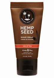 EARTHLY BODY - HEMP SEED SHAVE CREAM ISLE OF YOU 30 ML