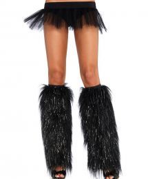 Leg Avenue - Lurex Legwarmers Black