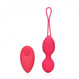 LOVELINE - VIBRATING EGG WITH REMOTE CONTROL STRAWBERRY RED