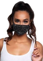 LEG AVENUE - NAYA RHINESTONE FACE MASK