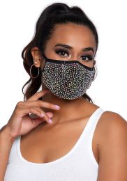 LEG AVENUE - ZURI RHINESTONE FACE MASK