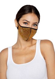 LEG AVENUE - ALEXI RHINESTONE FACE MASK