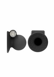 OUCH! - VIBRATING NIPPLE SUCKERS BLACK