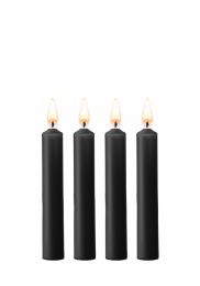 OUCH! - TEASING WAX CANDLES 4-PACK BLACK