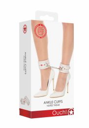 OUCH! – ANKLE CUFFS NURSE THEME WHITE