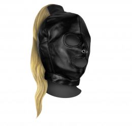 OUCH! XTREME - MASK WITH BLONDE PONYTAIL 